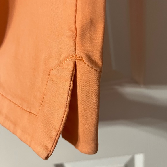 Chico’s Size 2.5 Peach Capri Women’s Pants 5 Pockets Zip Up. Made in Morocco, 97 - Picture 12 of 13